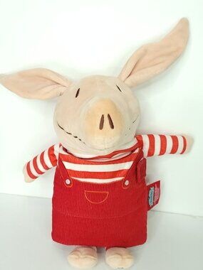Olivia The Pig Storybook By Zoobies Book Buddies Plush Stuffed Animal 13" Doll